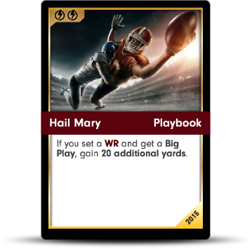 Dynasty Football Card - Hail Mary