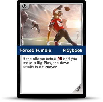 Dynasty Football Card - Forced Fumble
